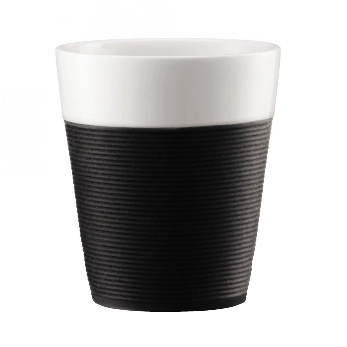 Bodum Bistro 10oz Mug With Black Silicone Sleeve – Whole Latte Love