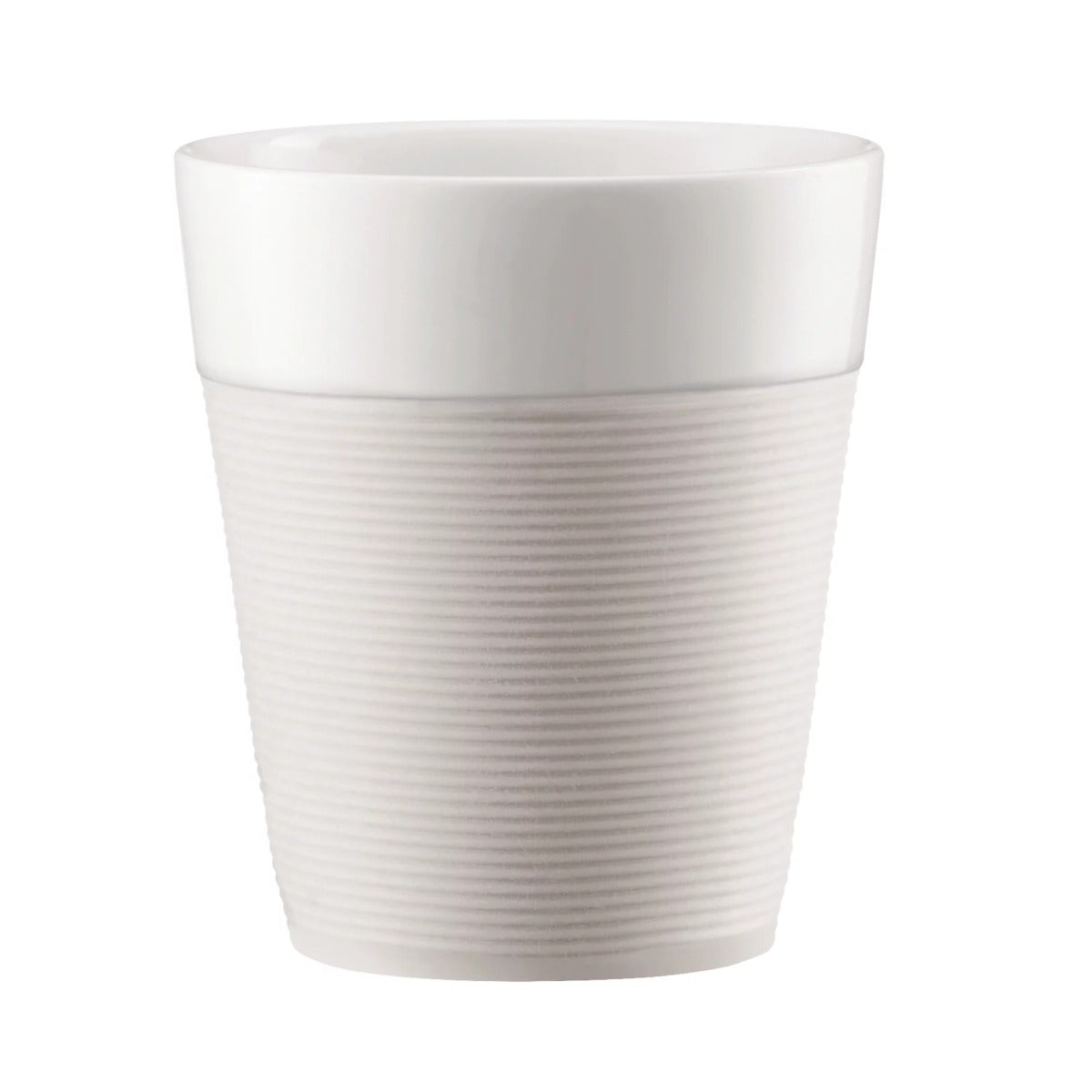 Bodum Bistro 10oz Mug With White Silicone Sleeve – Whole Latte Love