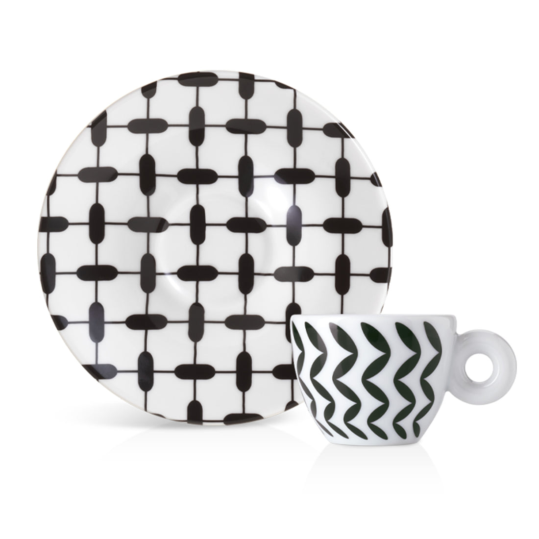 Illy Mona Hatoum Set of 6 Espresso Cups and Saucers