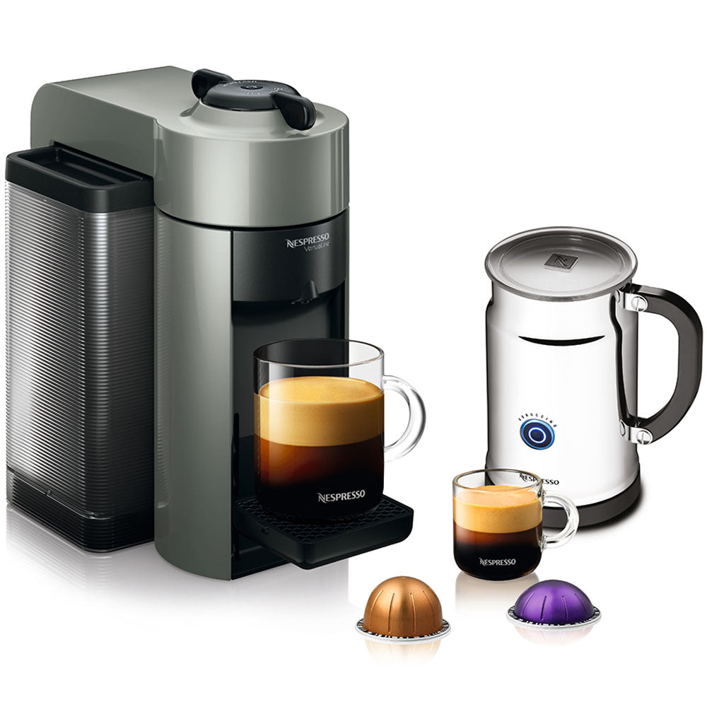 Nespresso Vertuoline Evoluo in Grey & Aeroccino Plus