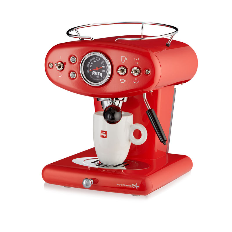 illy X1 iperEspresso Anniversary 1935 Machine - Red