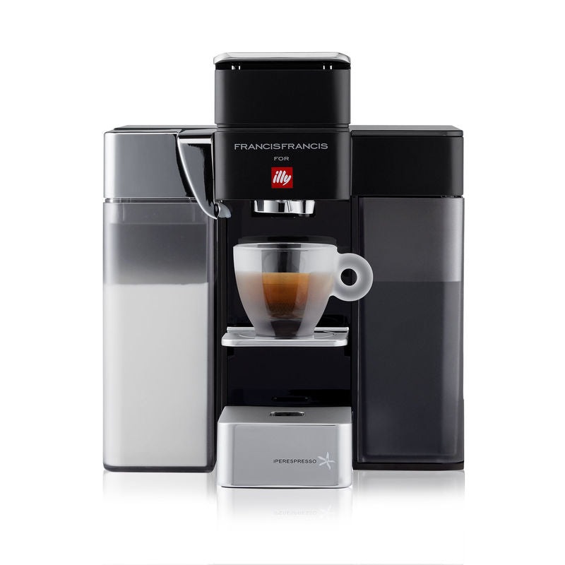 illy Y5 iperEspresso Milk, Espresso & Coffee Machine - Black