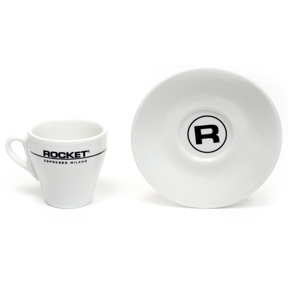 Rocket Espresso 6 Piece Espresso Cup and Saucer Set - Grey – Whole Latte  Love