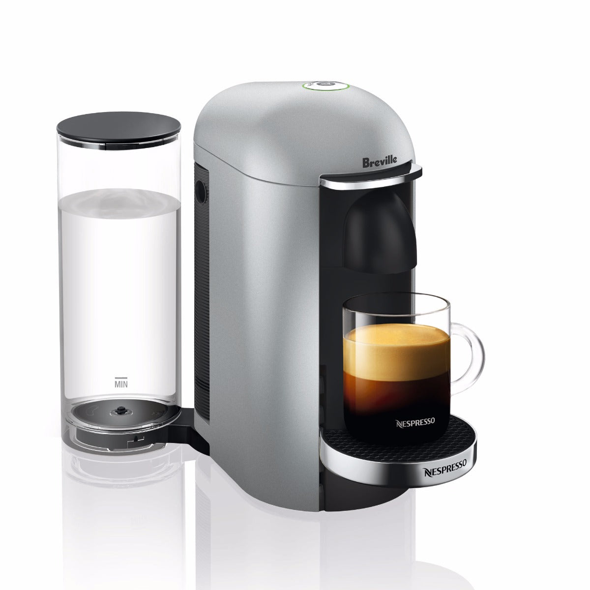 Nespresso VertuoPlus Deluxe Espresso Machine in Silver – Whole Latte Love