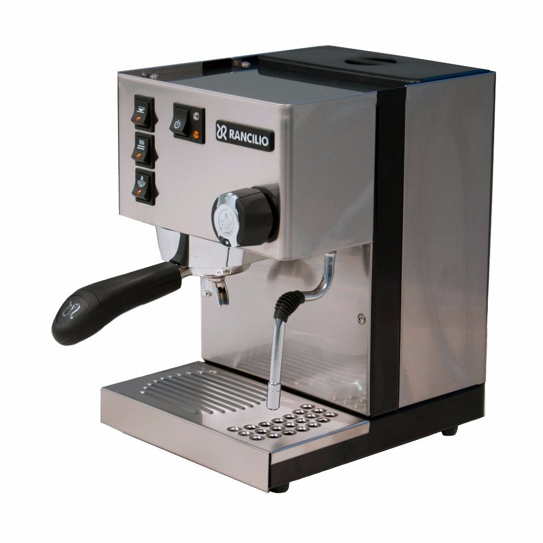 Refurbished Rancilio Silvia M Espresso Machine Side View