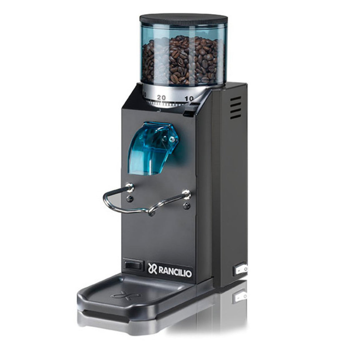 Refurbished Rancilio Rocky Doserless Coffee Grinder in Black