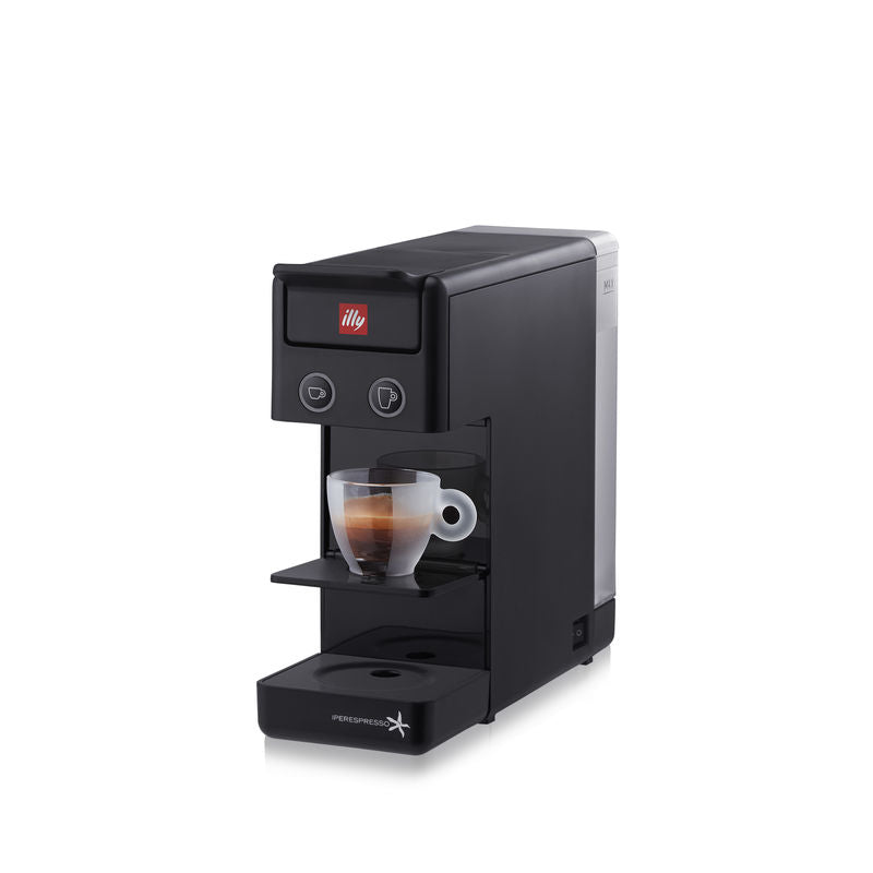 Francis Francis Y3.2 Espresso and Coffee Machine in Black – Whole 