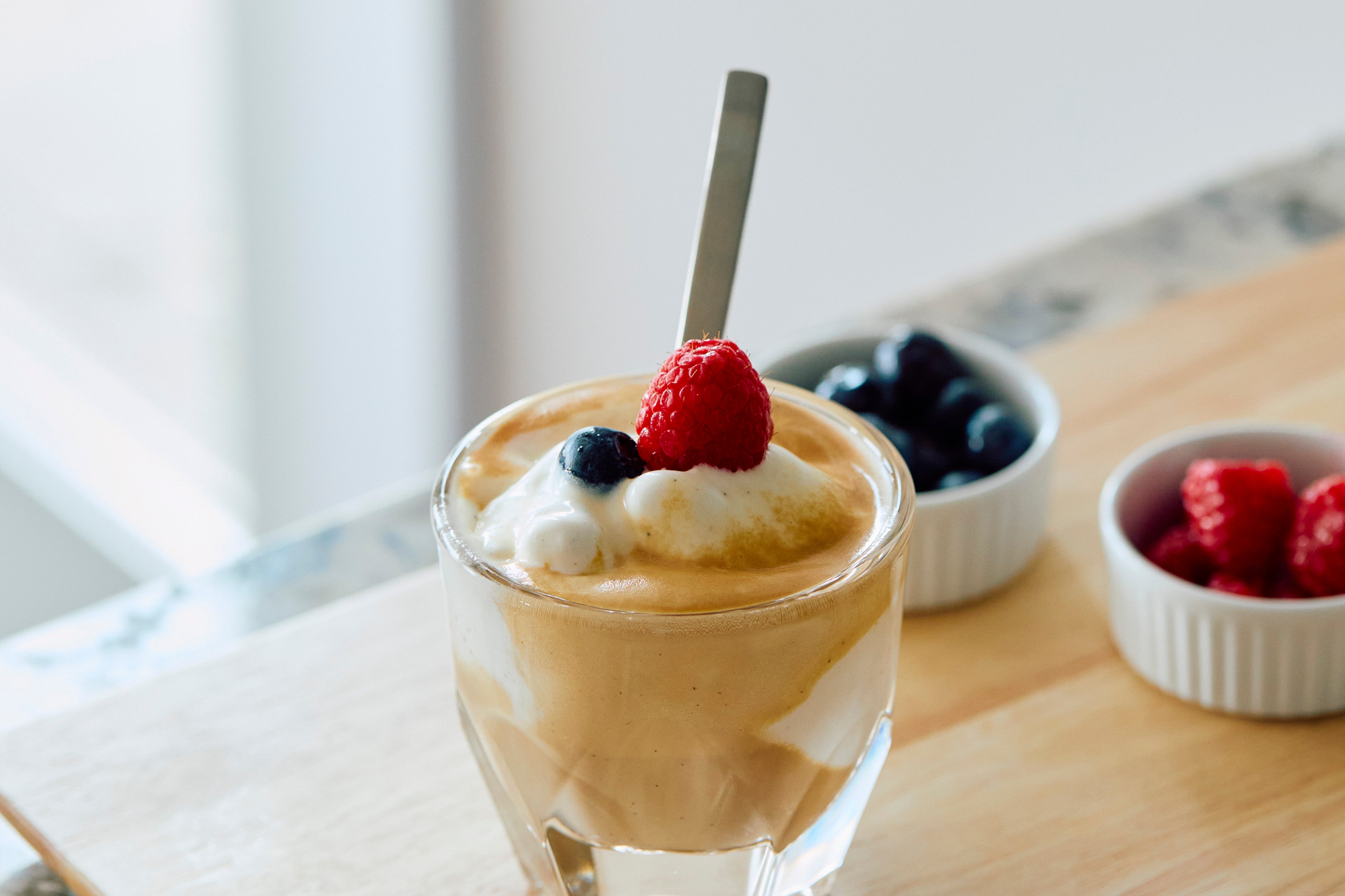 Berry Vanilla Affogato