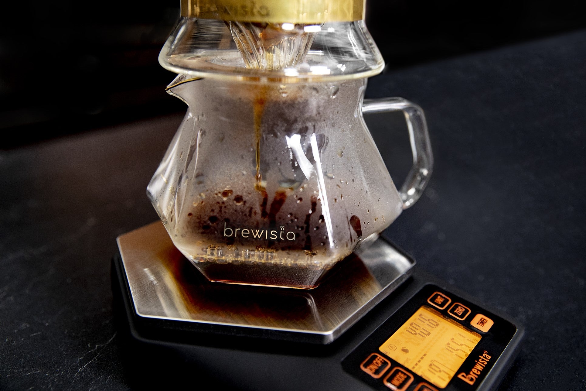 Brewista Handmade 500 400ml Shadow Glass Coffee Server with