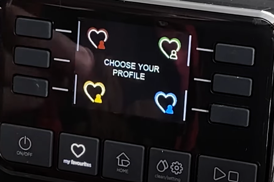 Gaggia Cadorna: Menus and Customization