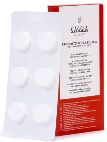 Manual Gaggia Coffee Clean Tablet Cleaning Method