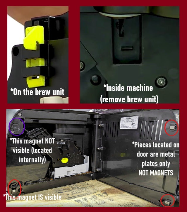 Gaggia Cadorna: Service Door Alignment, Sensor, and Codes