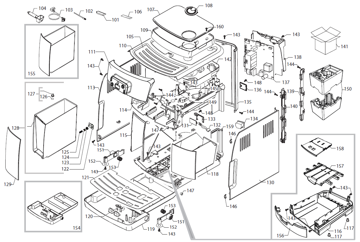 Gaggia Cadorna: Housing Removal and Replacement
