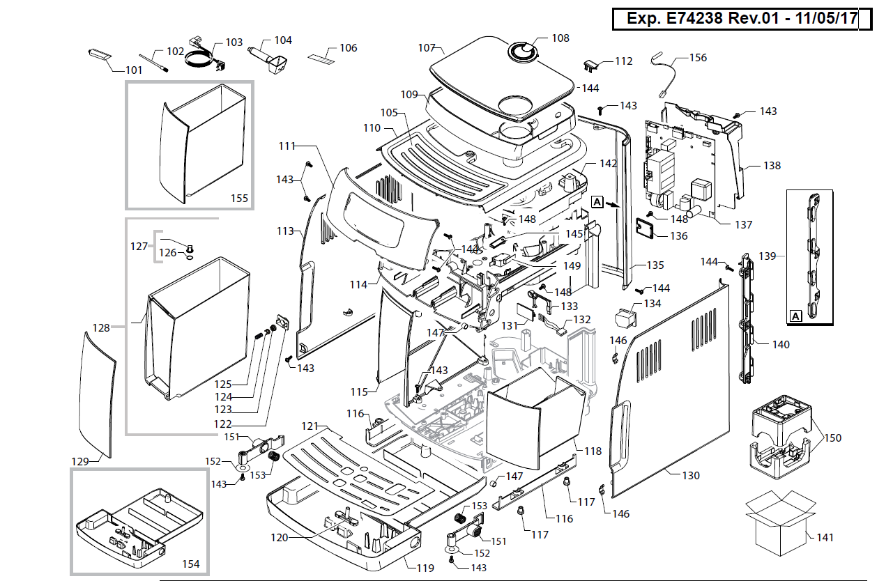 Gaggia Velasca: Housing Removal and Replacement