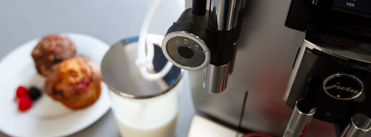 A JURA automatic espresso machine