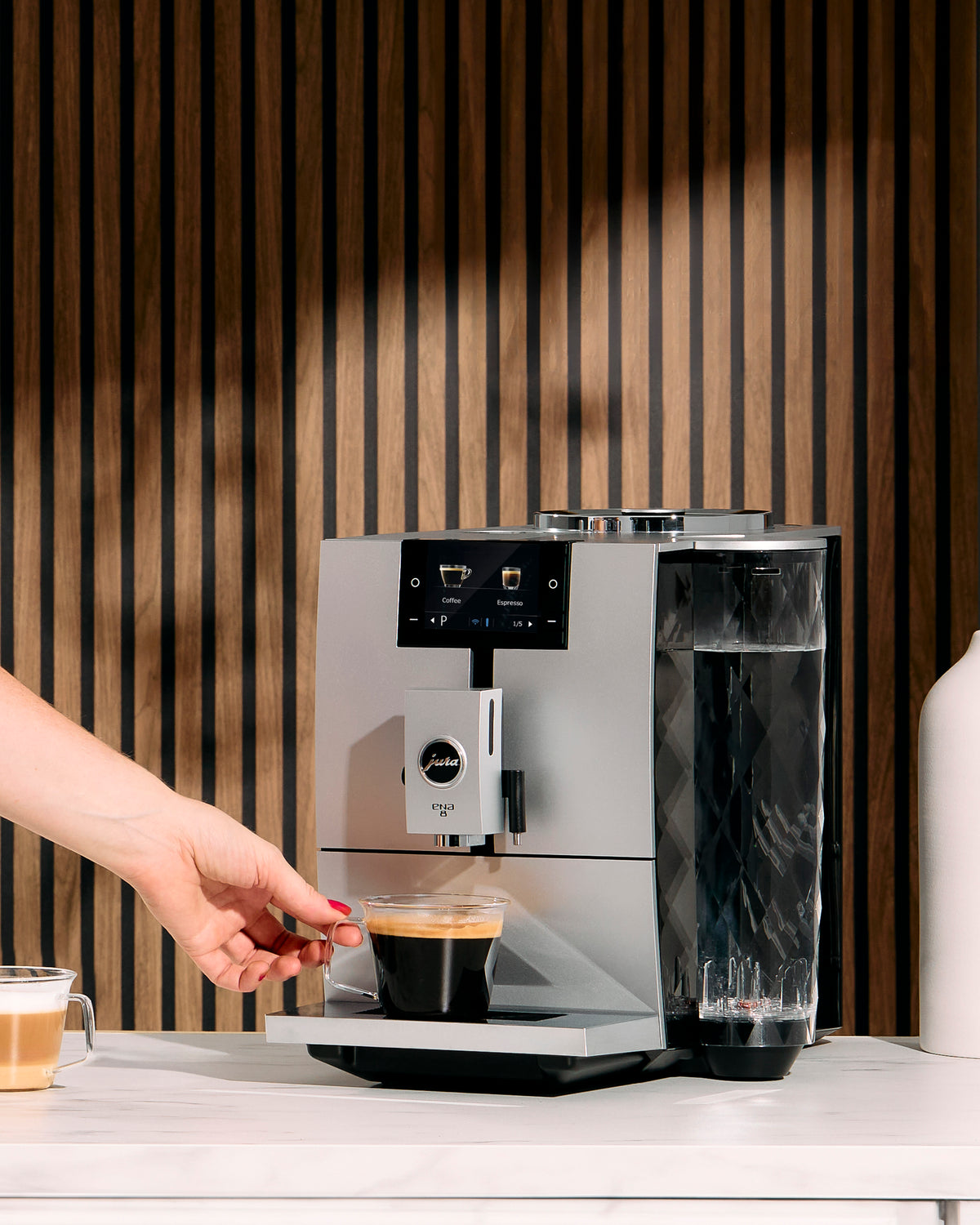 Refurbished JURA ENA 8 Espresso Machine Black Whole Latte Love