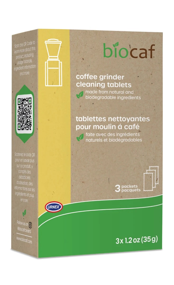 Urnex Biocaf Coffee Grinder Cleaning Tablets