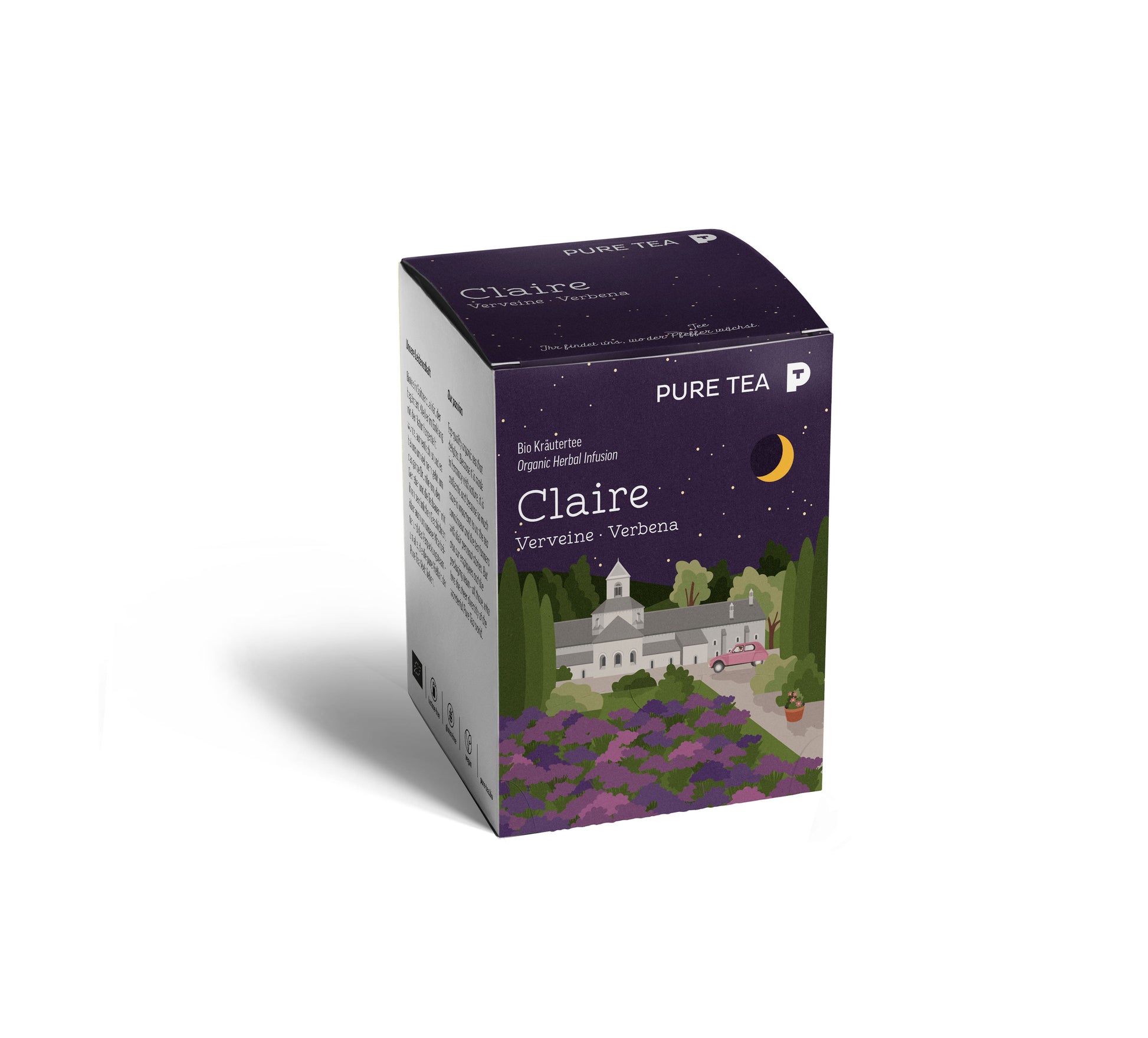 Althaus Pure Tea Claire Verbena Organic Herbal Tea Box