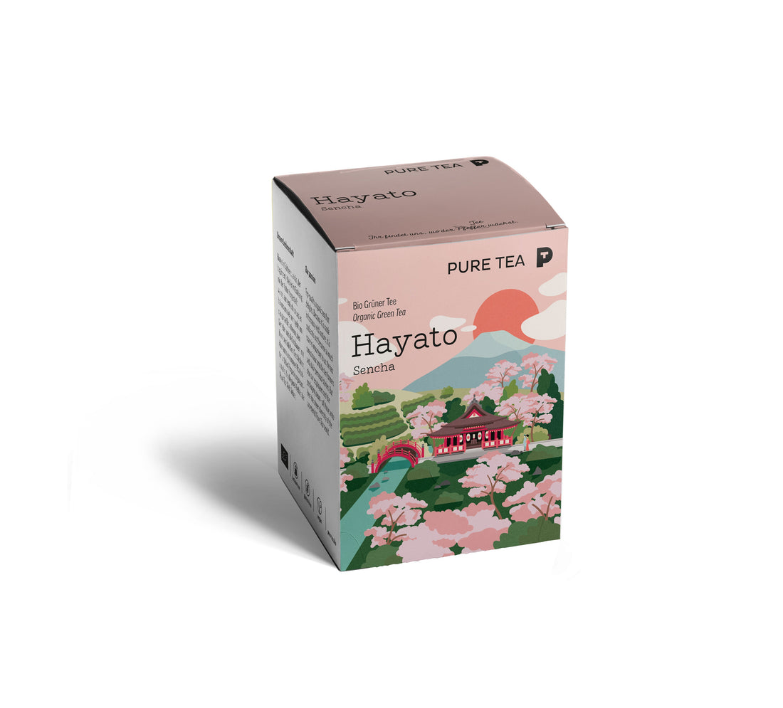 Althaus Pure Tea Hayato Sencha Organic Green Tea Box