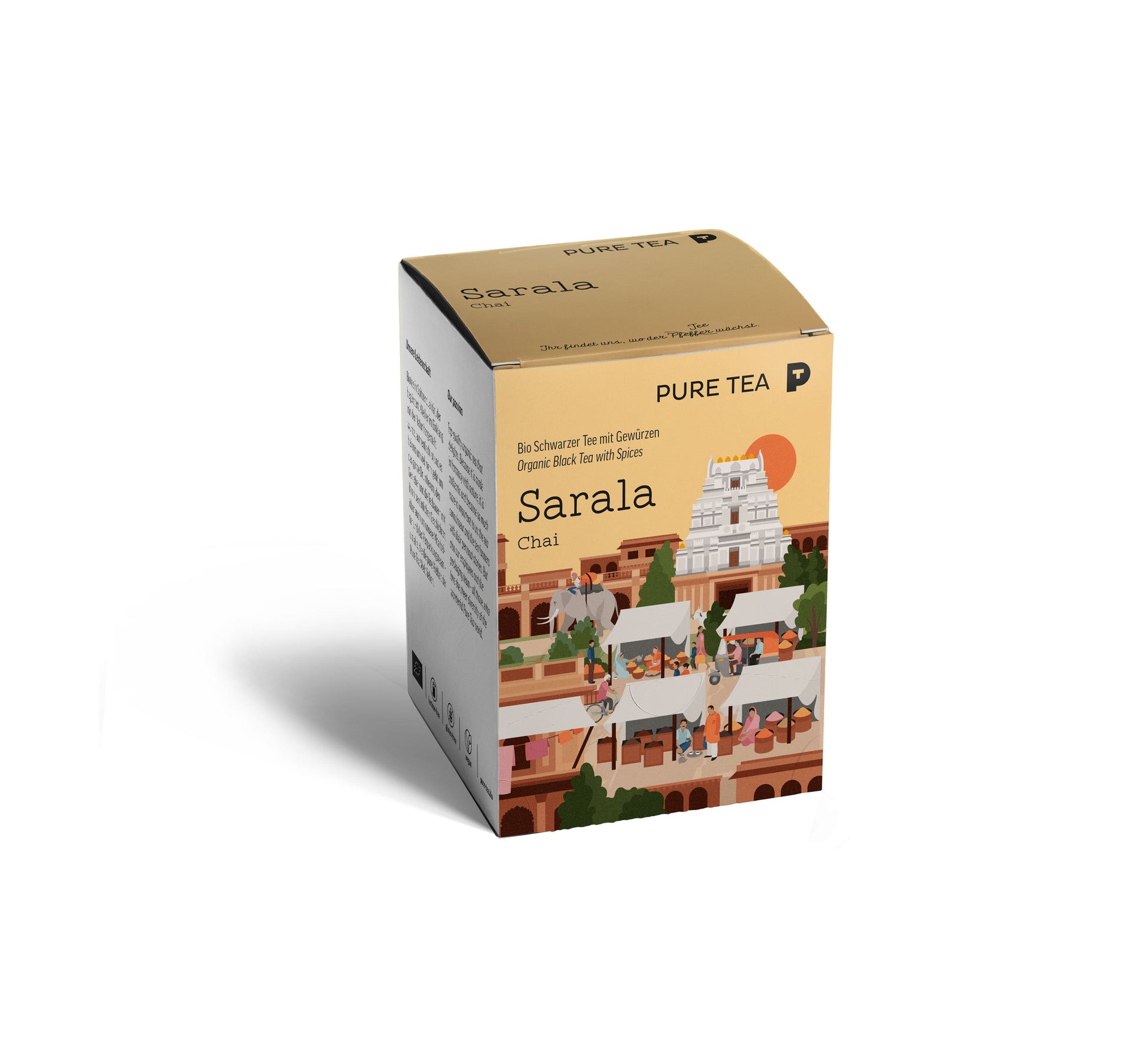 Althaus Pure Tea Sarala Chai Organic Black Tea Box