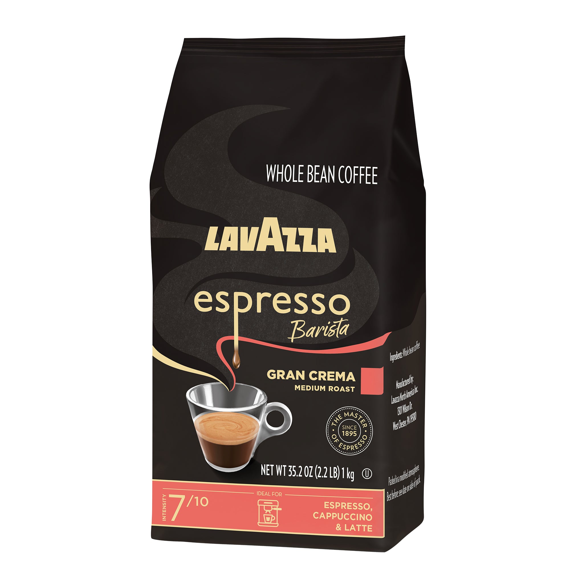 Lavazza Espresso Barista Gran Crema 2.2lb – Whole Latte Love