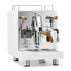 Bezzera DUO MN Espresso Machine - White / No Flow Control / Zebra Wood