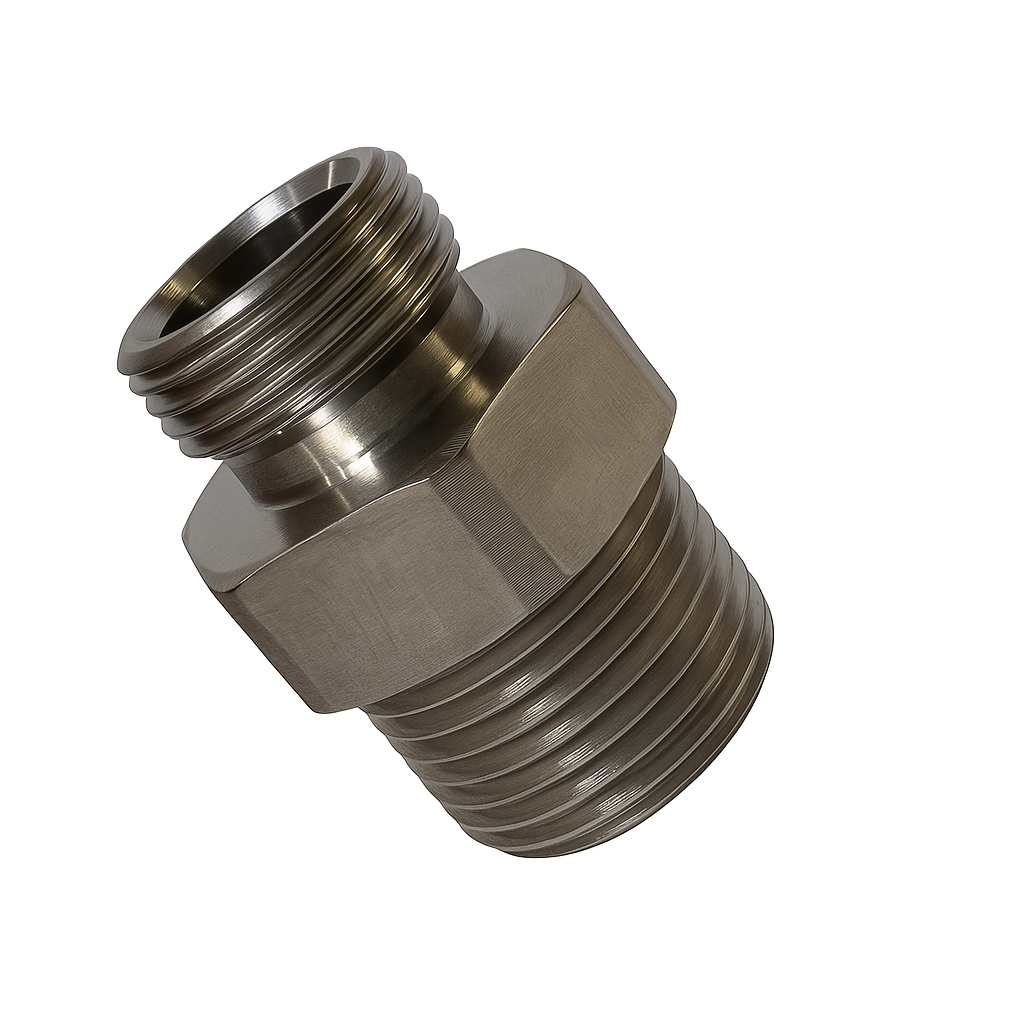 3/8 M BSPP to 3/8 M Compression Fitting