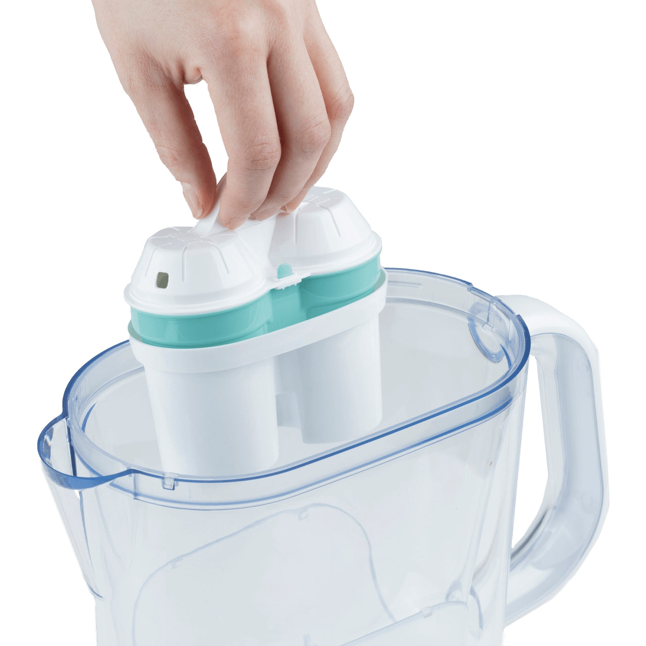 BWT AQUAlizer 2.6 L Pitcher with Illuminated Baselight and Zinc +