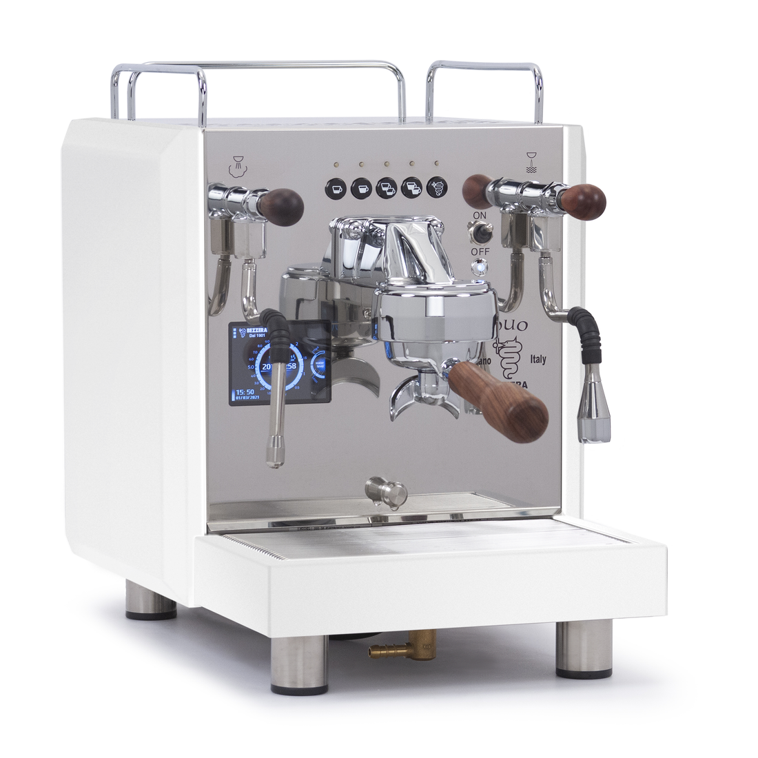 Bezzera DUO DE Dual Boiler Espresso Machine - Total White