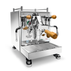 Bezzera Sole Espresso Machine - Stainless Steel / Olive Wood / No Flow Control