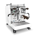 Bezzera Sole Espresso Machine - Matte White / Blackened Oak / No Flow Control