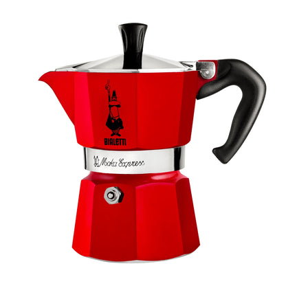 Image 1 of 3 - Bialetti Moka Express Rossa