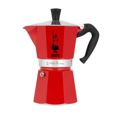 Image 1 of 3 - Bialetti Moka Express Rossa