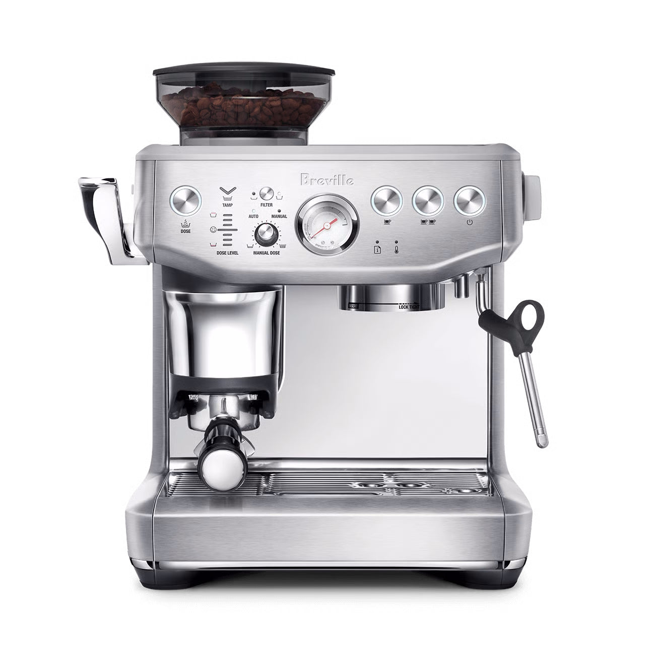 Breville BES876BSS1BNA1 Barista Express Impress – Whole Latte Love
