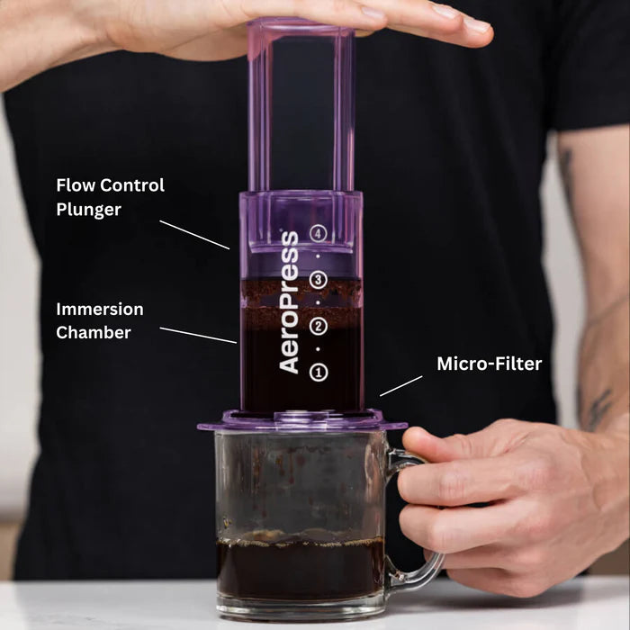 AeroPress Coffee Maker - Clear – Whole Latte Love AeroPress Coffee Maker - Clear – Whole Latte Love