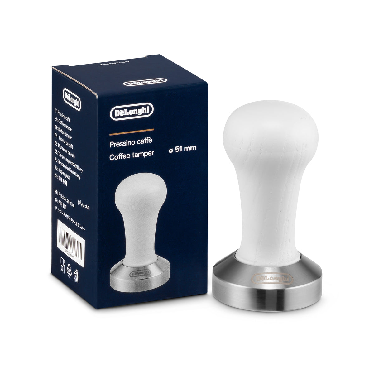 DeLonghi Coffee Tamper - Stainless Steel
