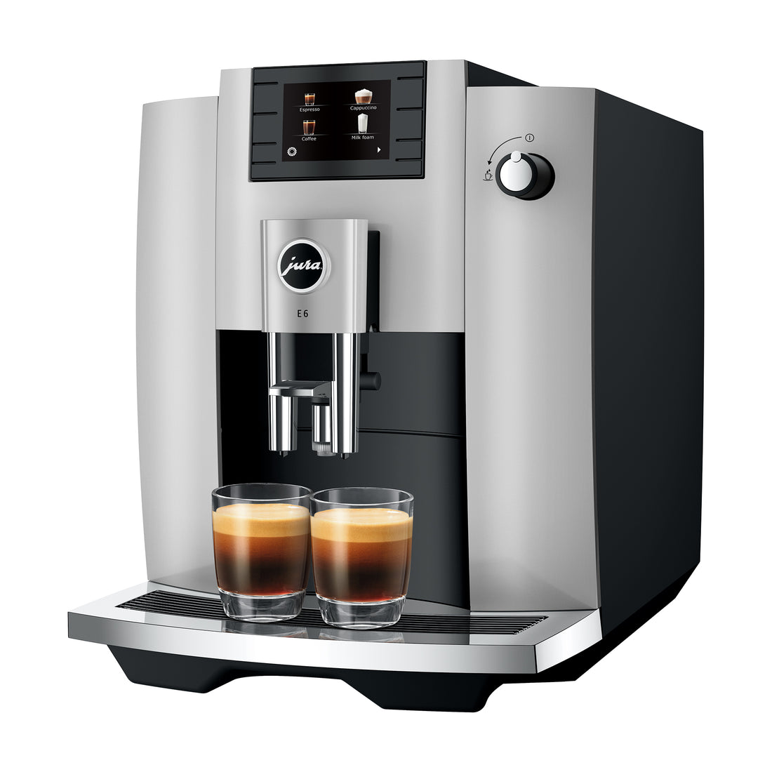 JURA E6 Automatic Espresso Machine in Platinum (NAA)