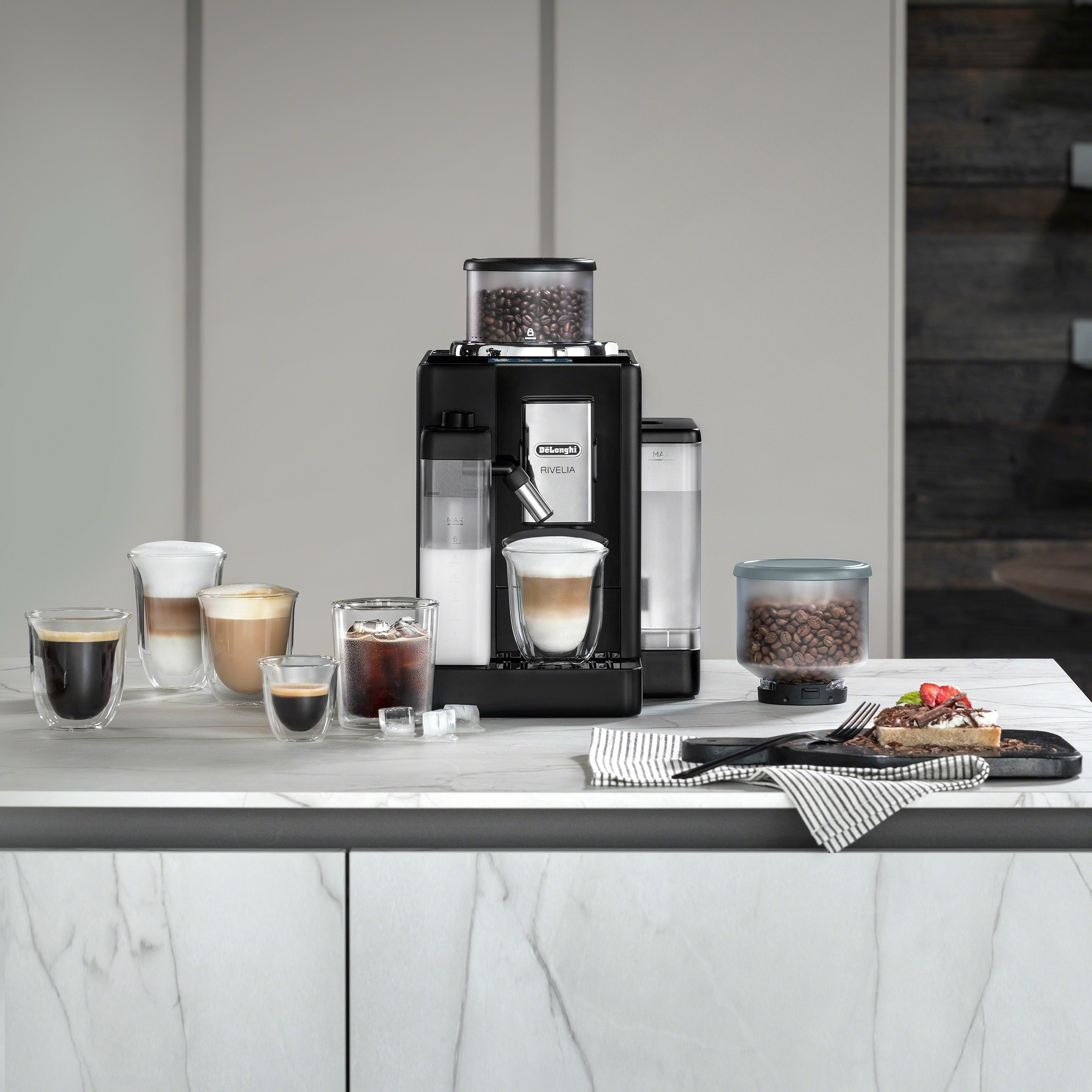 DeLonghi Rivelia Super-Automatic Espresso Machine – Whole Latte Love