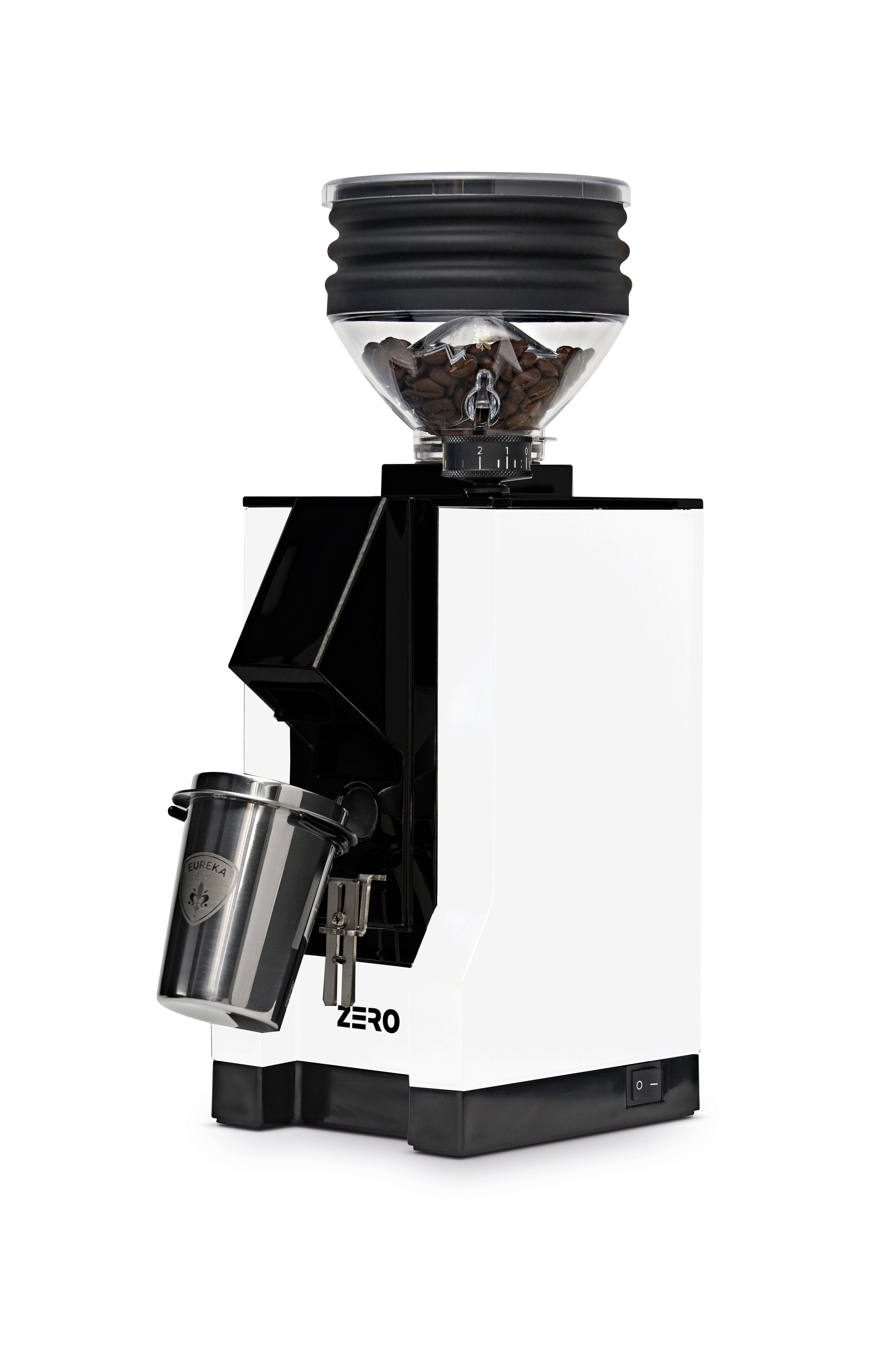 Eureka Mignon Zero Espresso Grinder - White / Black Plastic