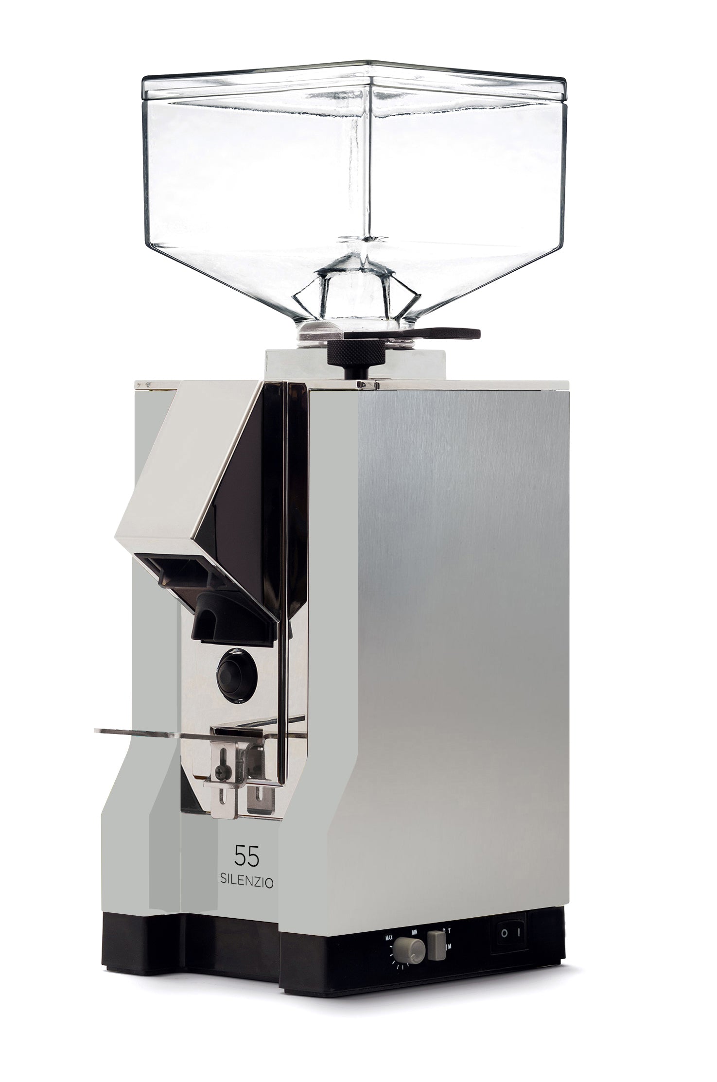 Eureka Mignon Silenzio 55 Espresso Grinder - Polished Natural Silver