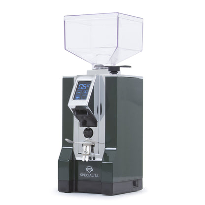 Eureka Mignon Specialita gourmet green front angle || Gourmet Green