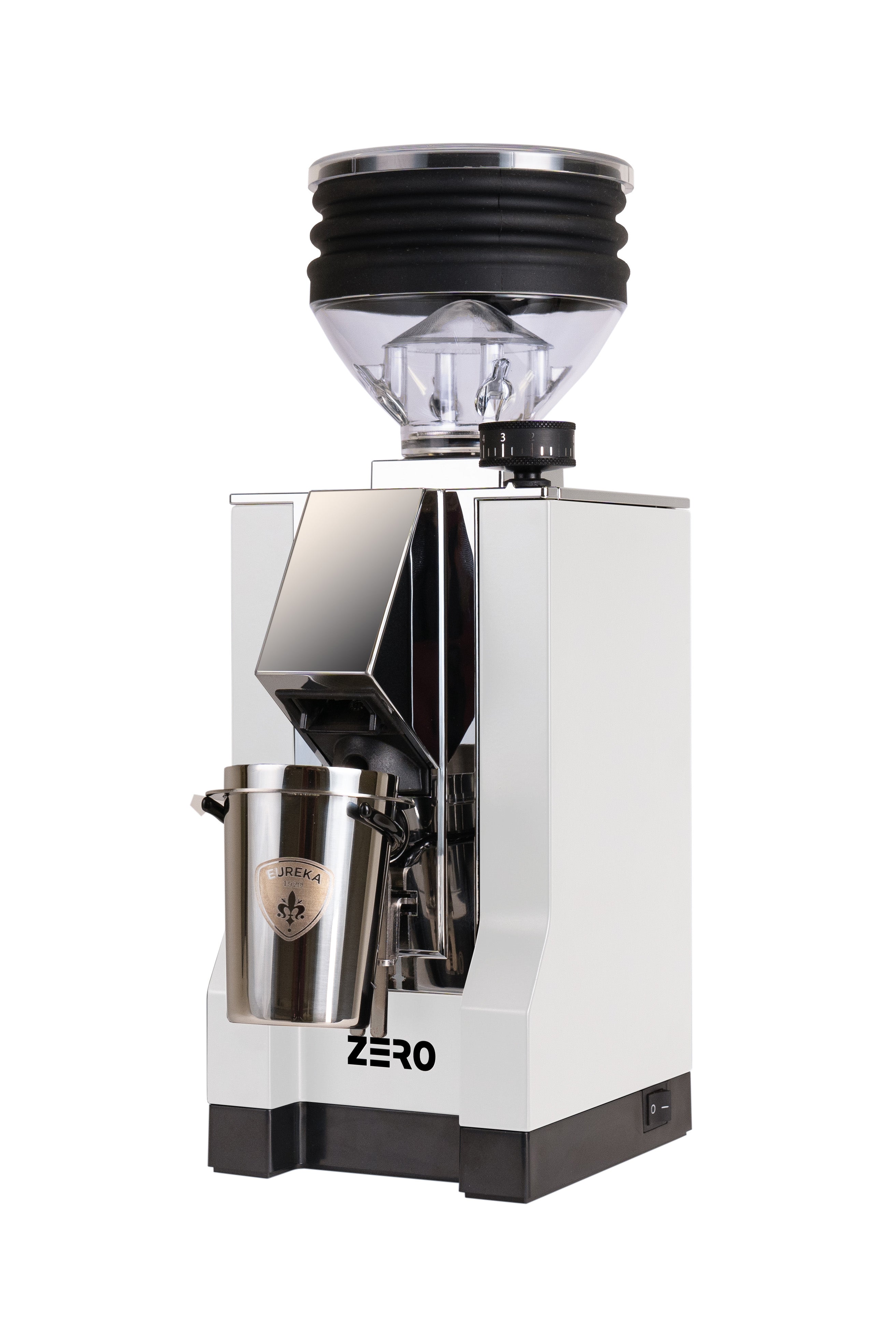Eureka Mignon Zero Espresso Grinder - White / Chrome