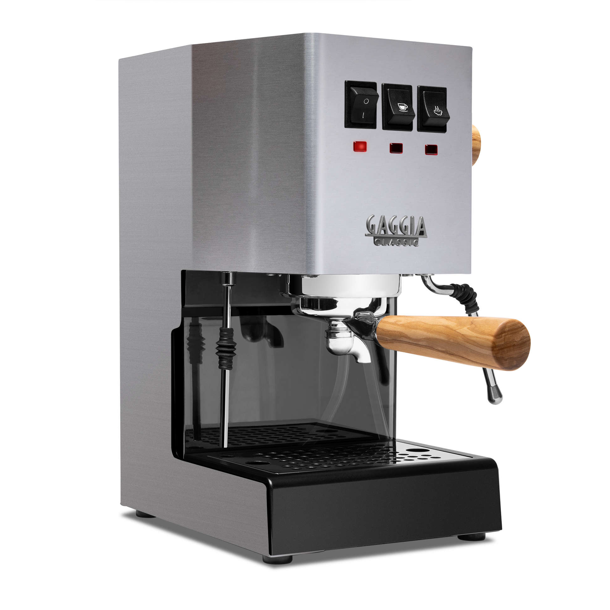 Gaggia Classic Evo Pro Semi-Automatic Espresso Machine with Olive Wood –  Whole Latte Love