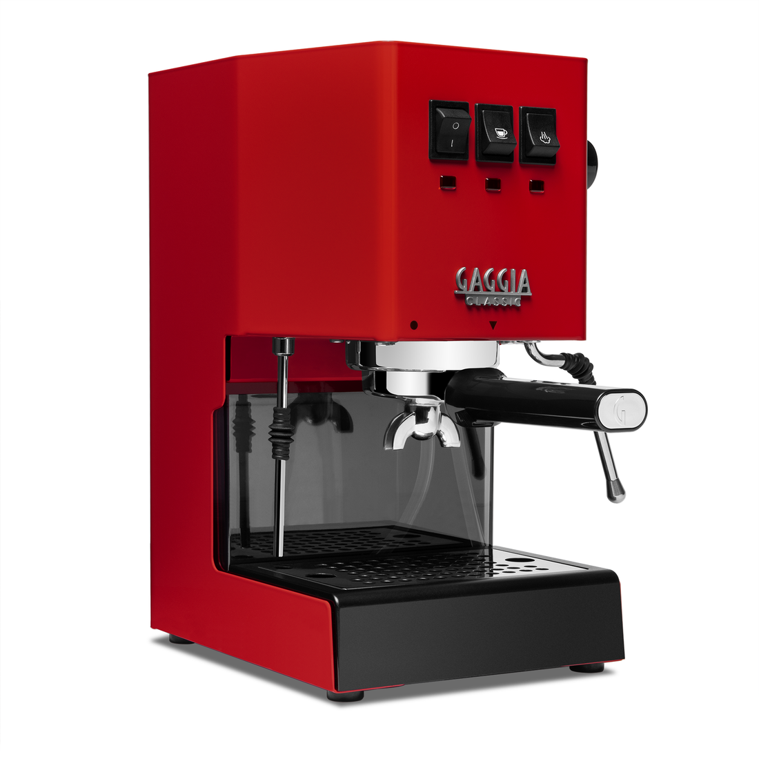 Refurbished Gaggia Classic Evo Pro Espresso Machine in Cherry Red Refurbished Gaggia Classic Evo Pro Espresso Machine in Cherry Red