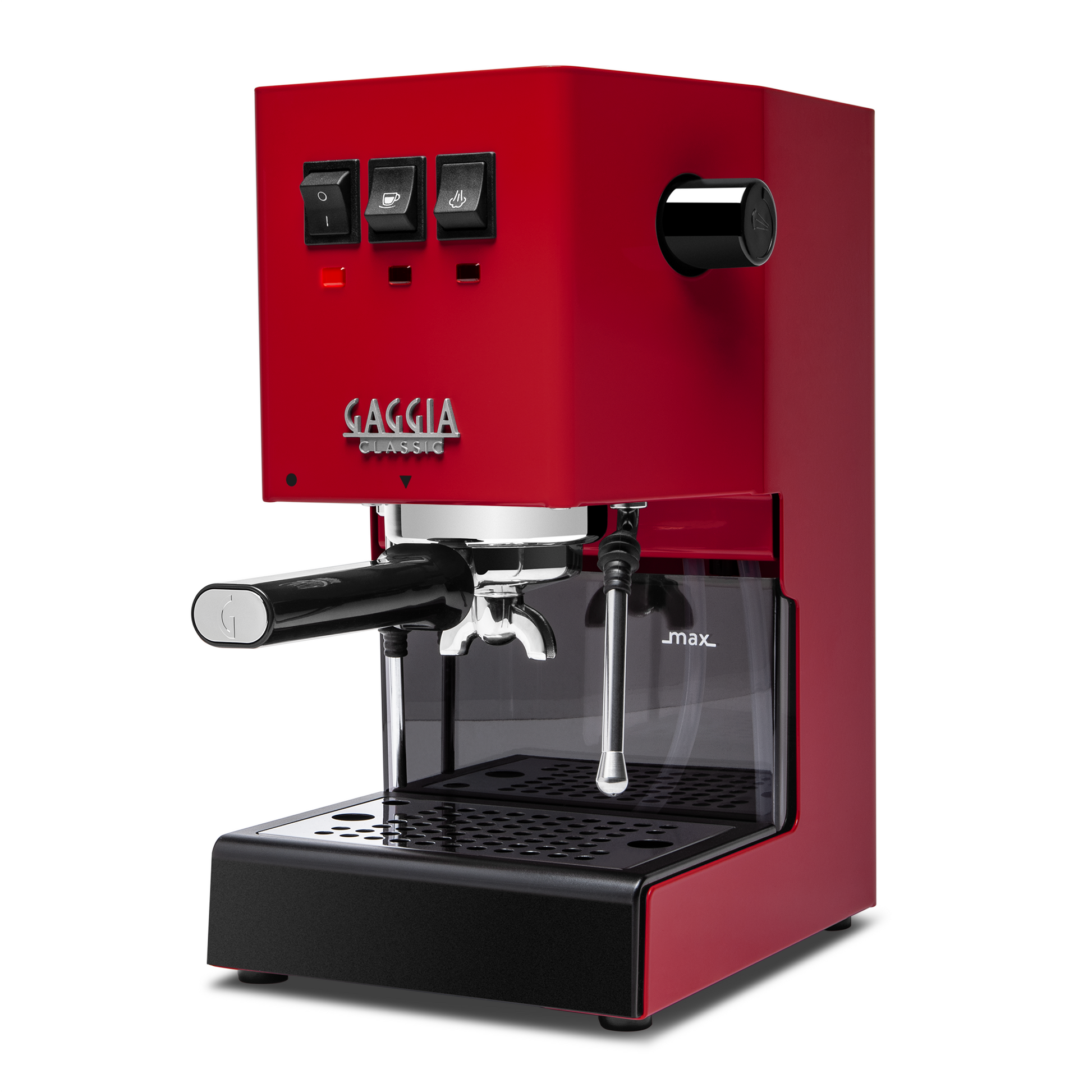 Refurbished Gaggia Classic Evo Pro Espresso Machine in Cherry Red Refurbished Gaggia Classic Evo Pro Espresso Machine in Cherry Red