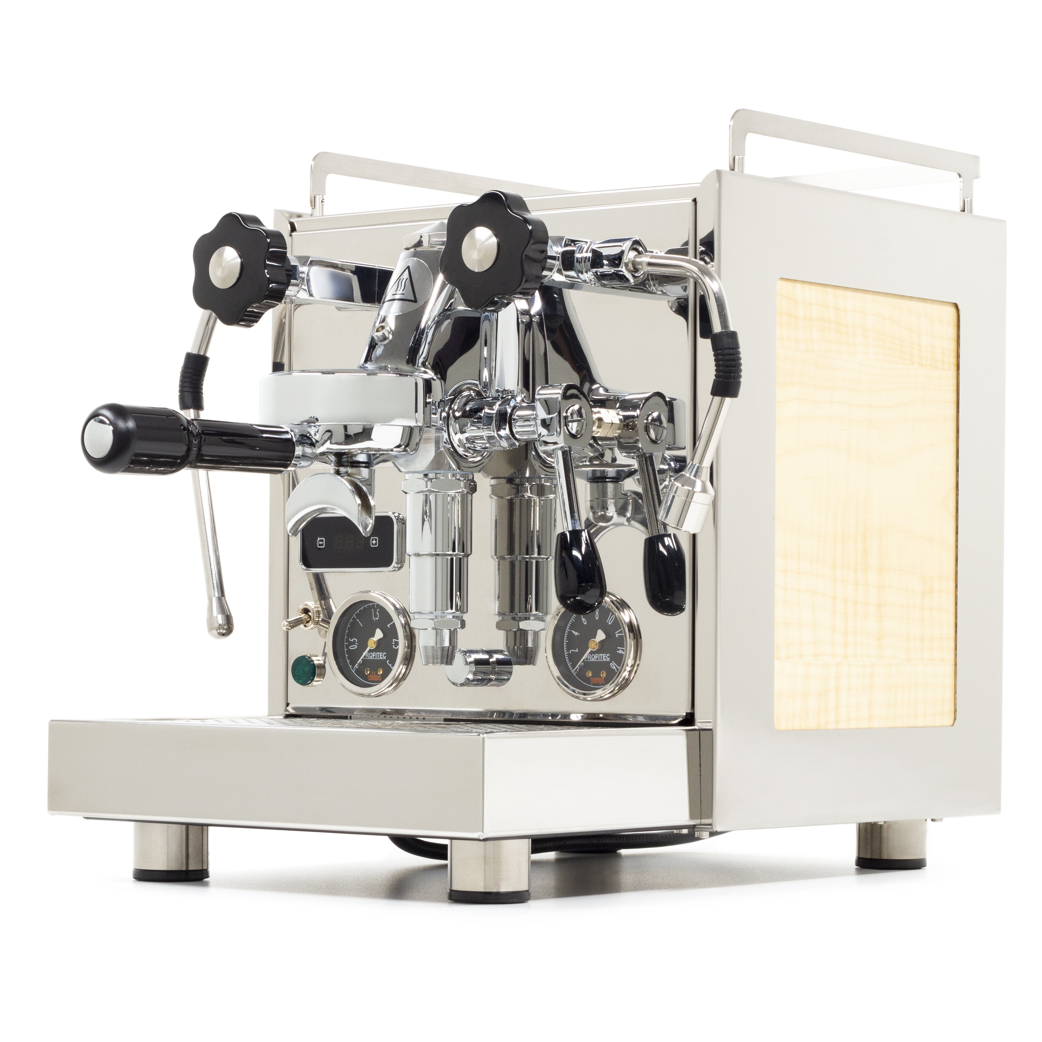 Profitec Pro 600 Espresso Machine - Maple Curly Figured / No Flow Control