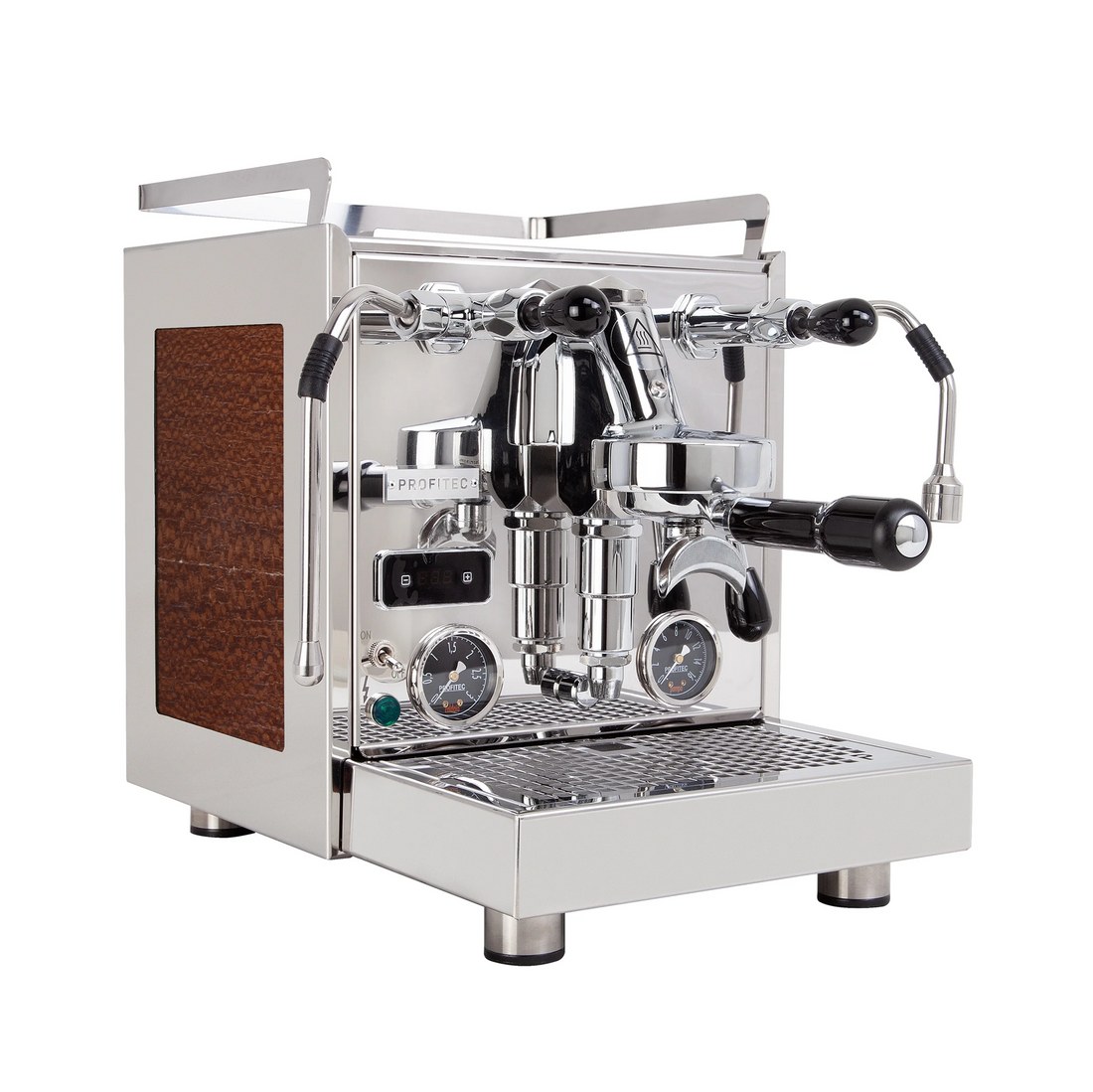 Profitec Pro 600 Dual Boiler Espresso Machine with Quick Steam Plus - Lacewood Quarter Cut