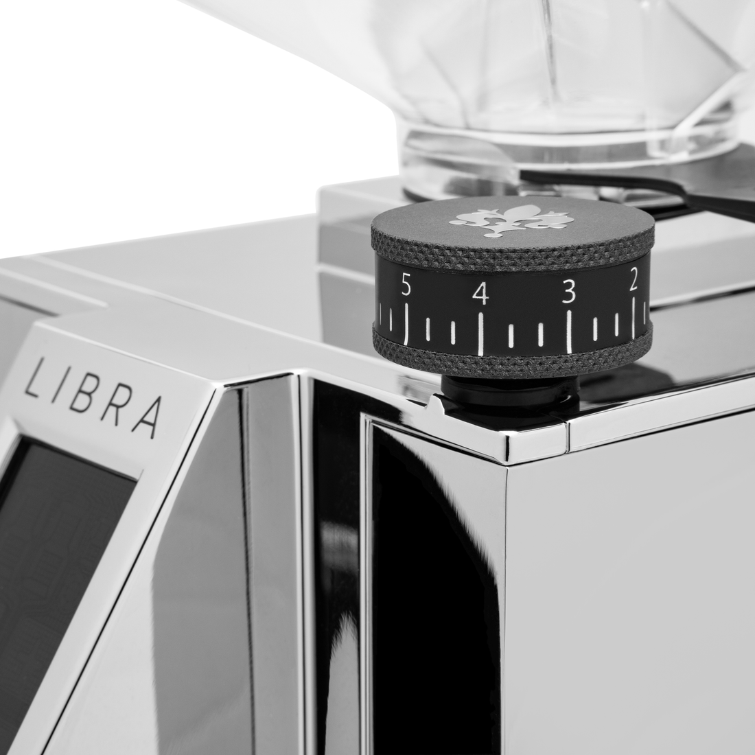 Eureka Mignon Libra Weight Based Espresso Grinder in Chrome