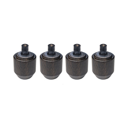 Image 1 of 3 - Lelit High Feet Kit Smoked Oak || Smoked Oak