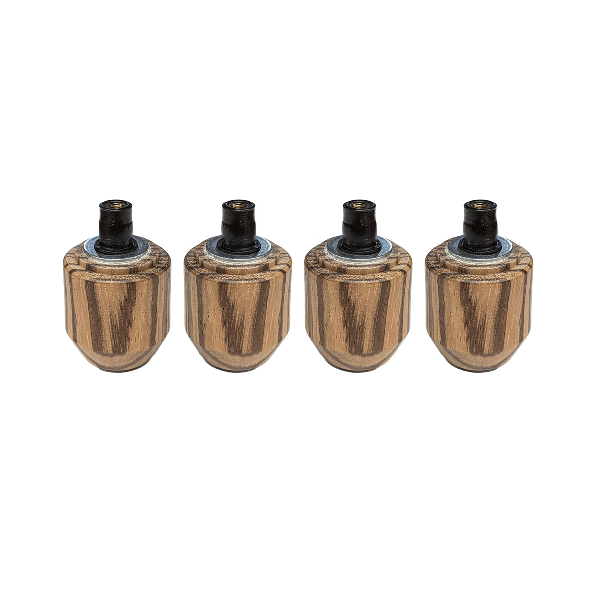 Lelit High Feet Kit Zebrano || Zebrano